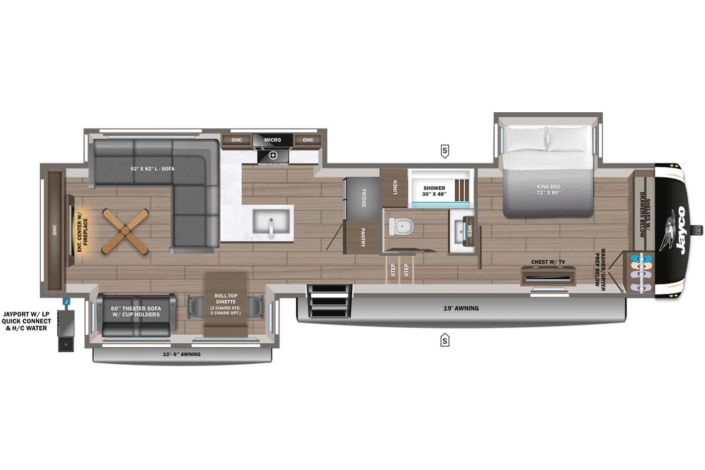 NEW 2026 Jayco Eagle 335LSTS - Camperland of Oklahoma