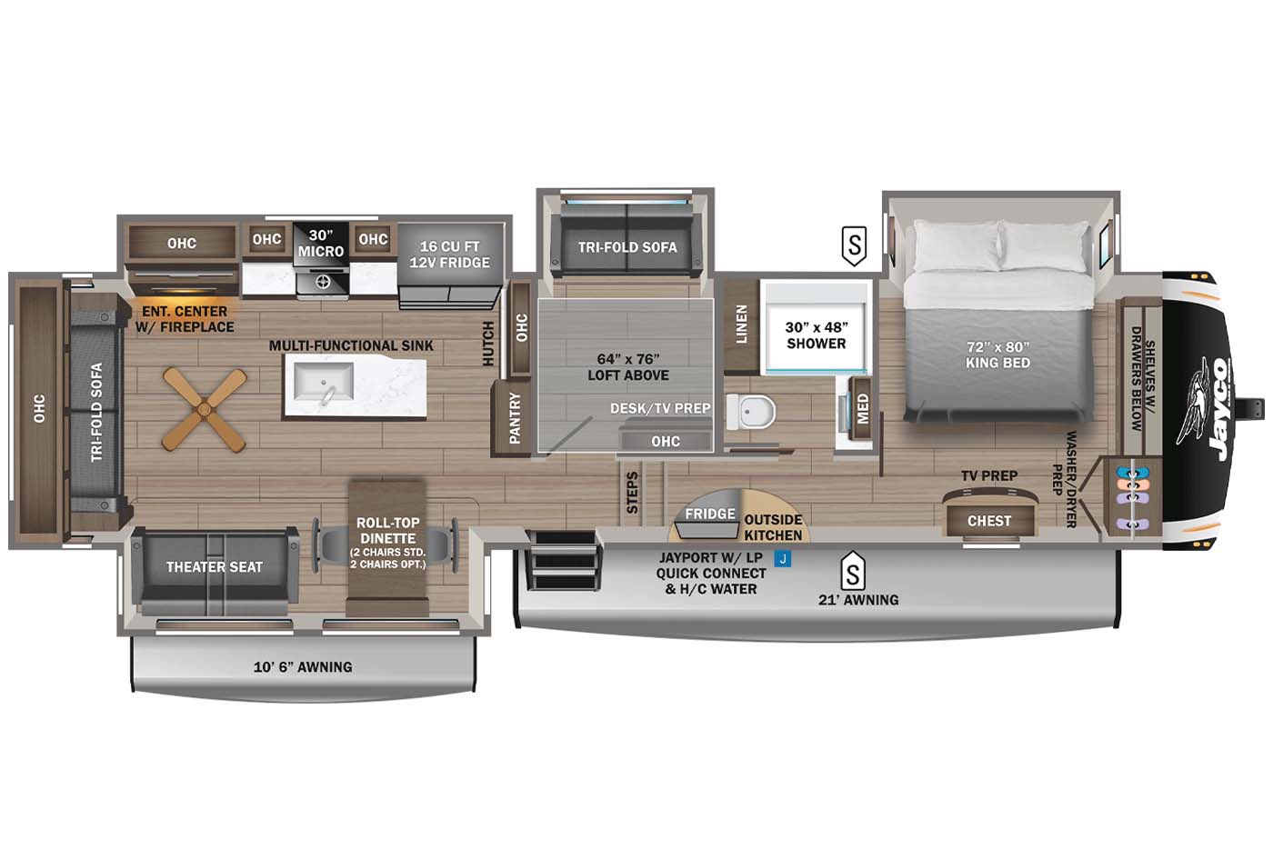 NEW 2026 Jayco Eagle 355MBQS - Camperland of Oklahoma