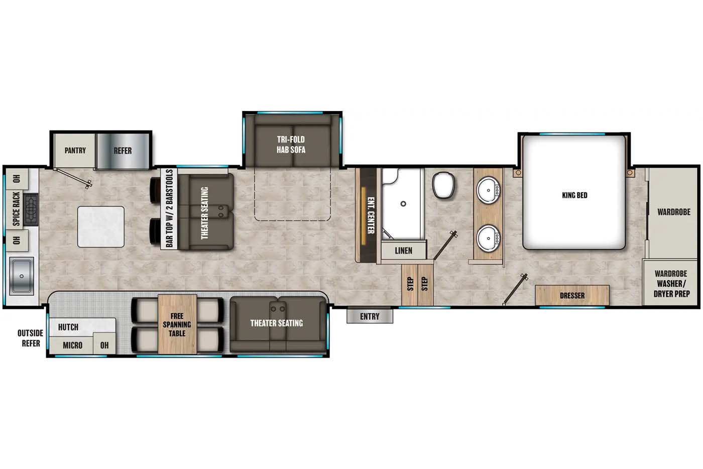NEW 2026 Coachmen Brookstone 374RK - Camperland of Oklahoma