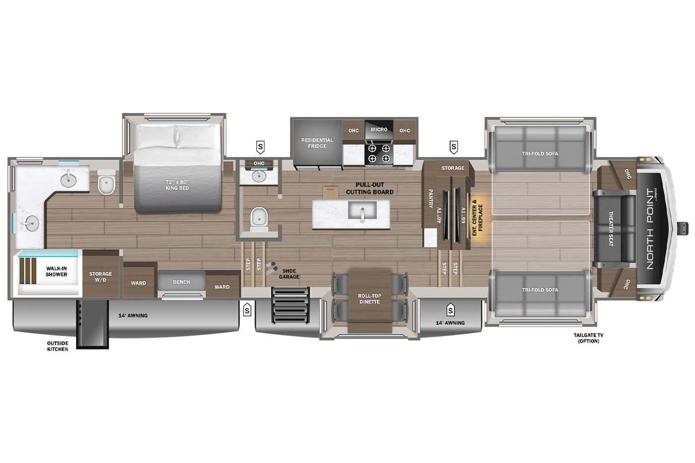 NEW 2026 Jayco North Point 382FLRB - Camperland of Oklahoma