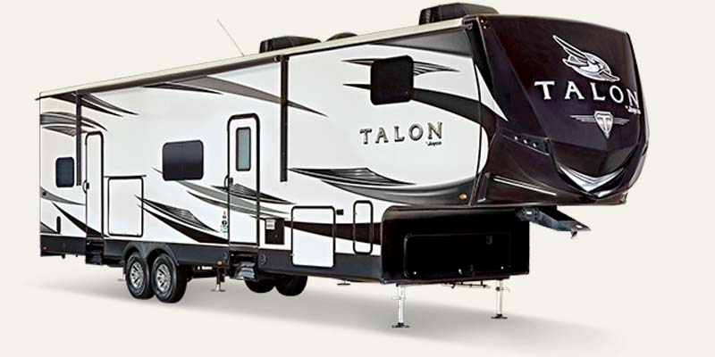 Jayco Talon fifth wheel toy haulers.