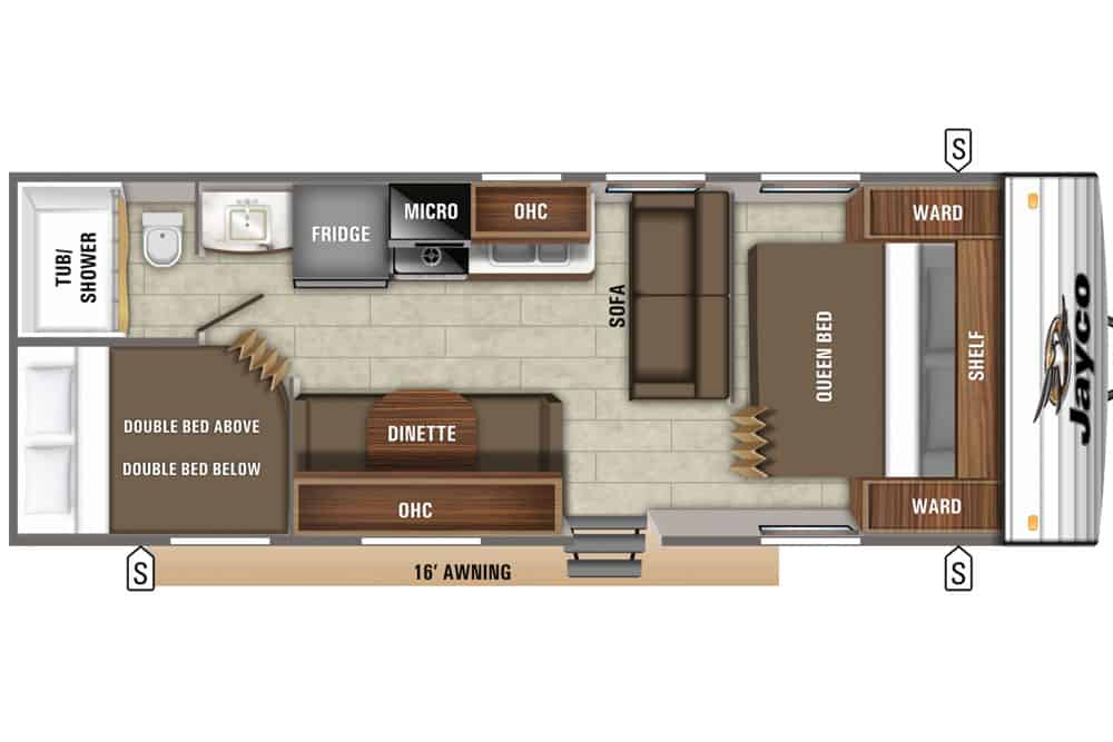 2020 Jayco Hummingbird Floor Plans