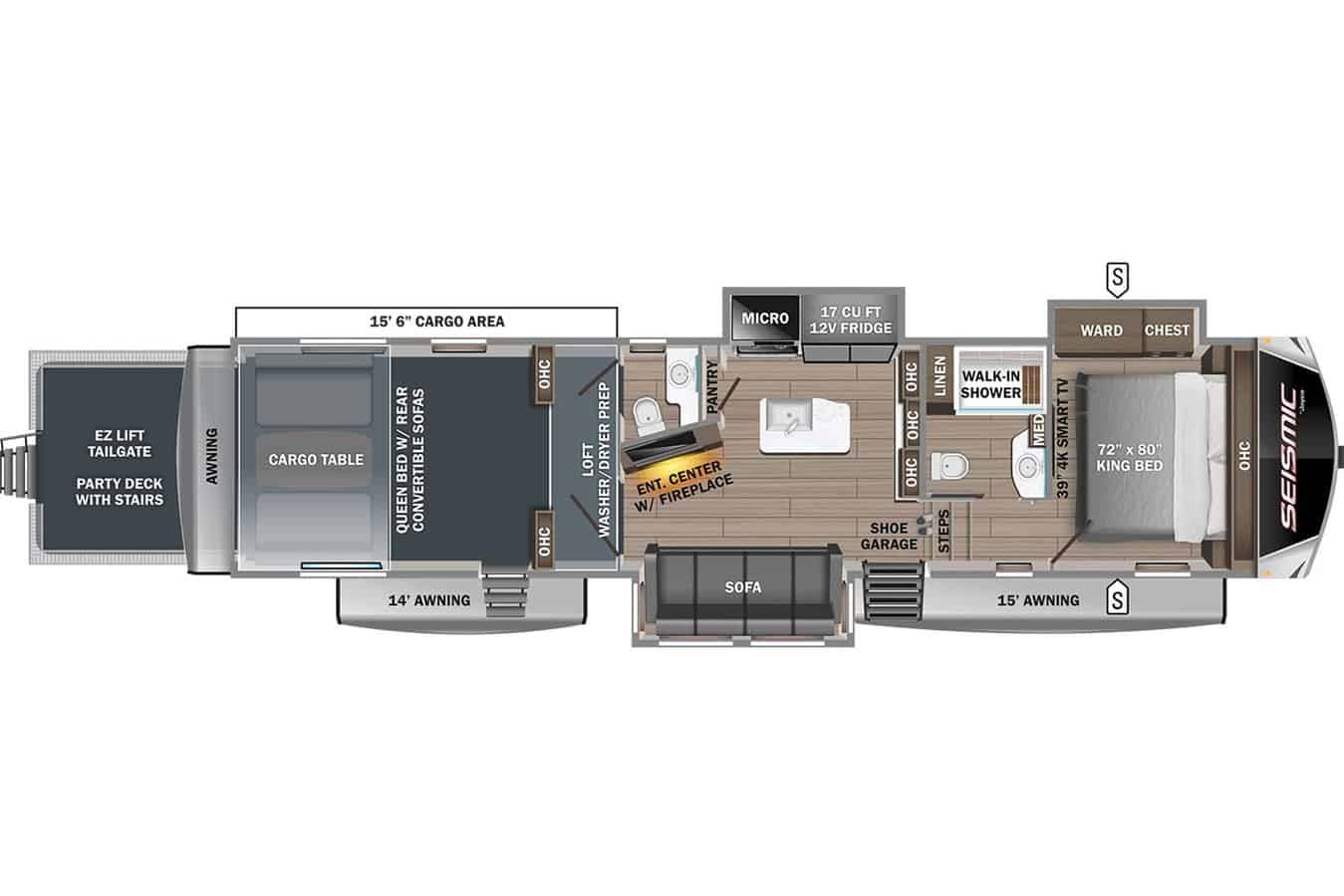 NEW 2023 Jayco Seismic 3815 - Camperland of Oklahoma