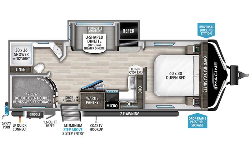 Imagine 2400BH floorplan