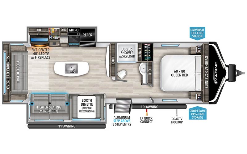 Imagine 2970RL floorplan