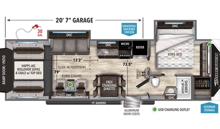 Floor plan diagram.