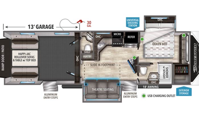 Floor plan diagram.