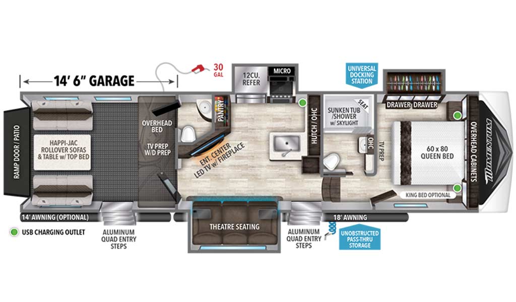 Floor plan diagram.