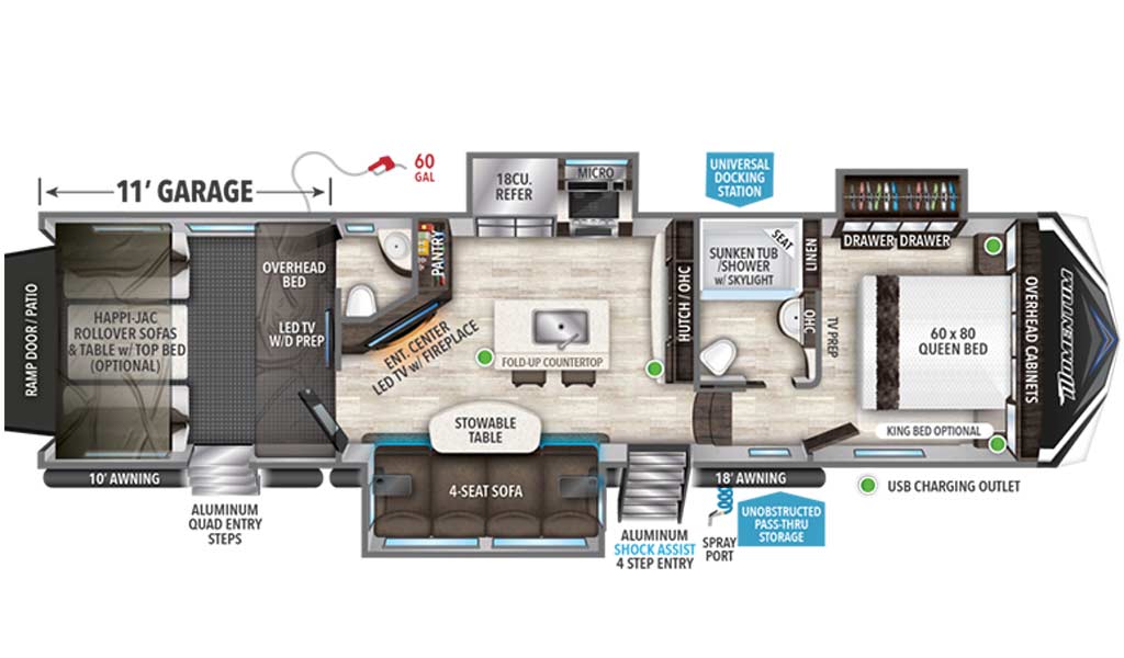 Floor plan diagram.