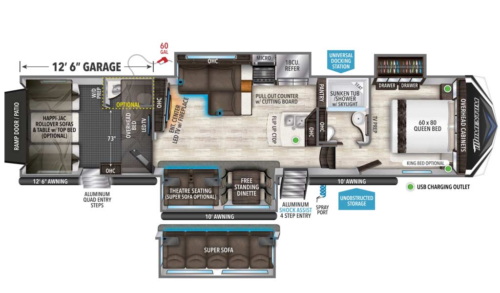 Floor plan diagram.