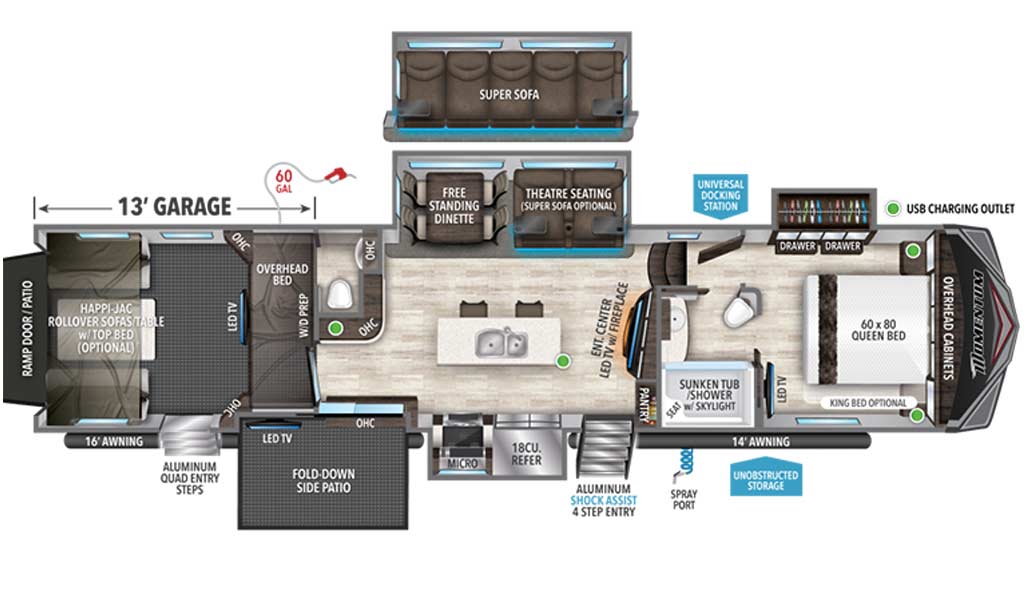 Floor plan diagram.