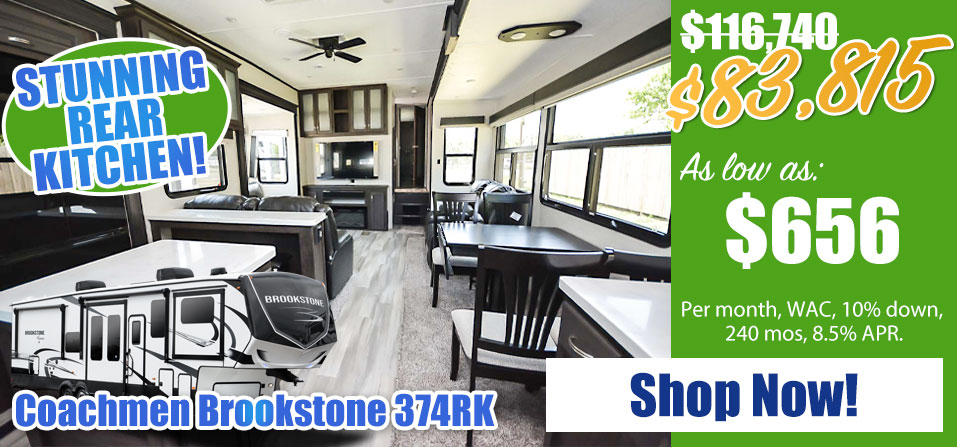 2022 Coachmen Brookstone 374RK Reg: $116,740 Sale: $83,815