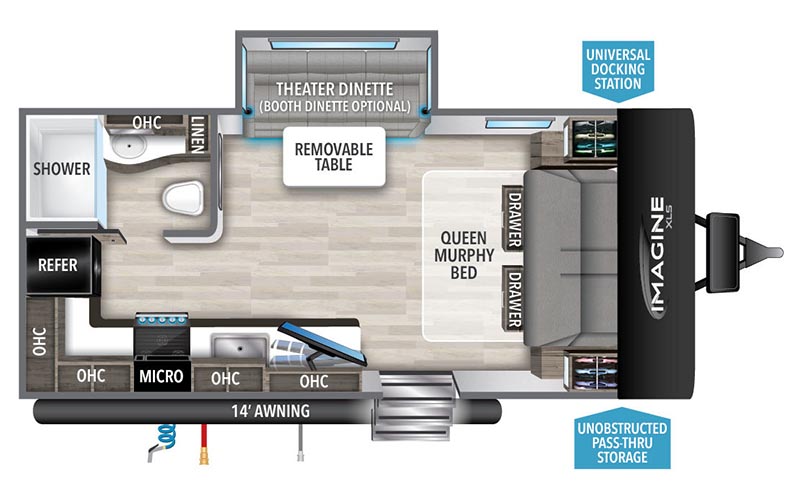 Imagine XLS 17MKE floor plan diagram