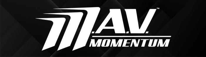 Grand Design Momentum MAV toy hauler logo.