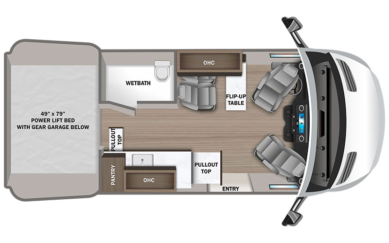 Jayco Terrain 19Y 4x4 class B motorhome.