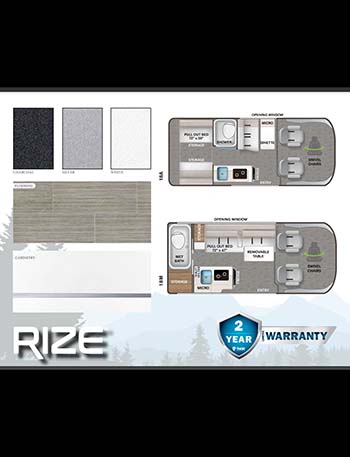 2023 Thor Motor Coach Rize Brochure