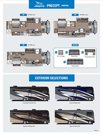 2023 Jayco Precept Prestige Brochure