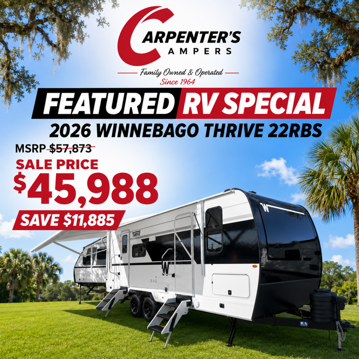 2026 Winnebago Thrive 22RBS