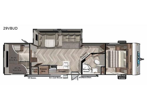 USED 2021 Forest River Salem 29VBUD - Coastal RV