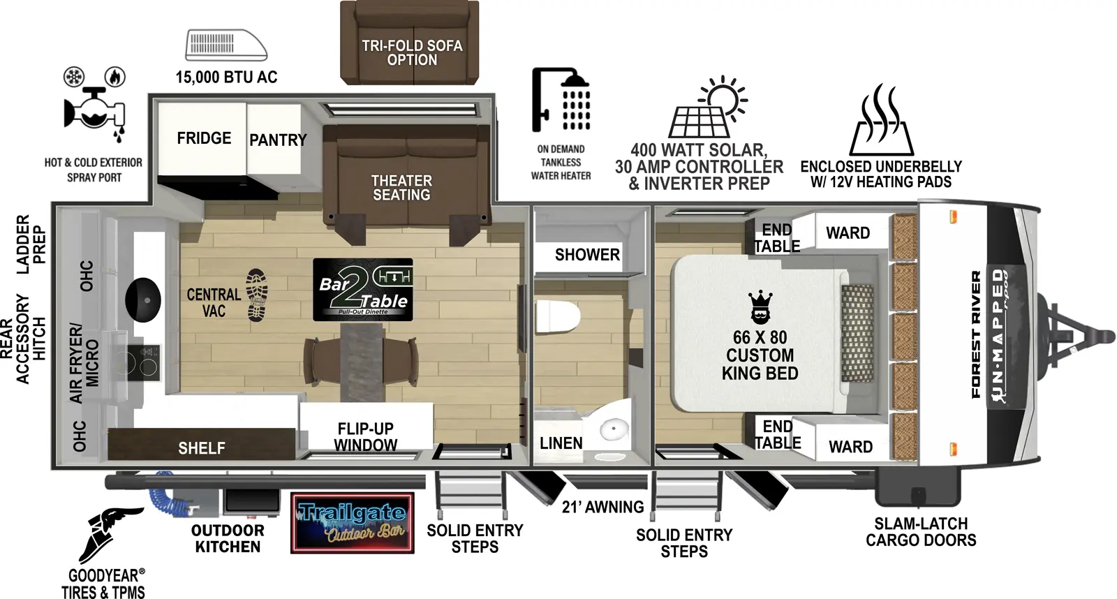 NEW 2026 Forest River R Pod UnMapped 24RK - Coastal RV