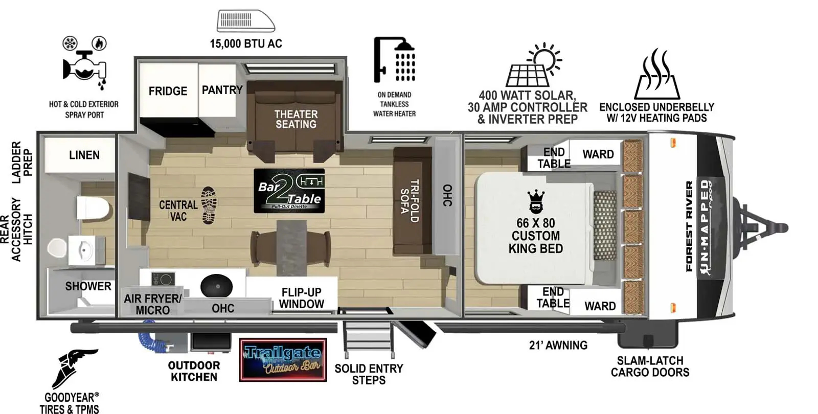NEW 2026 Forest River R Pod UnMapped 26ML - Coastal RV