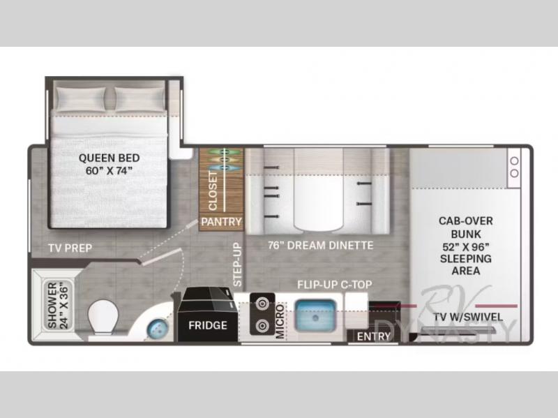 NEW 2026 THOR FOUR WINDS 22Z - Cold Springs RV