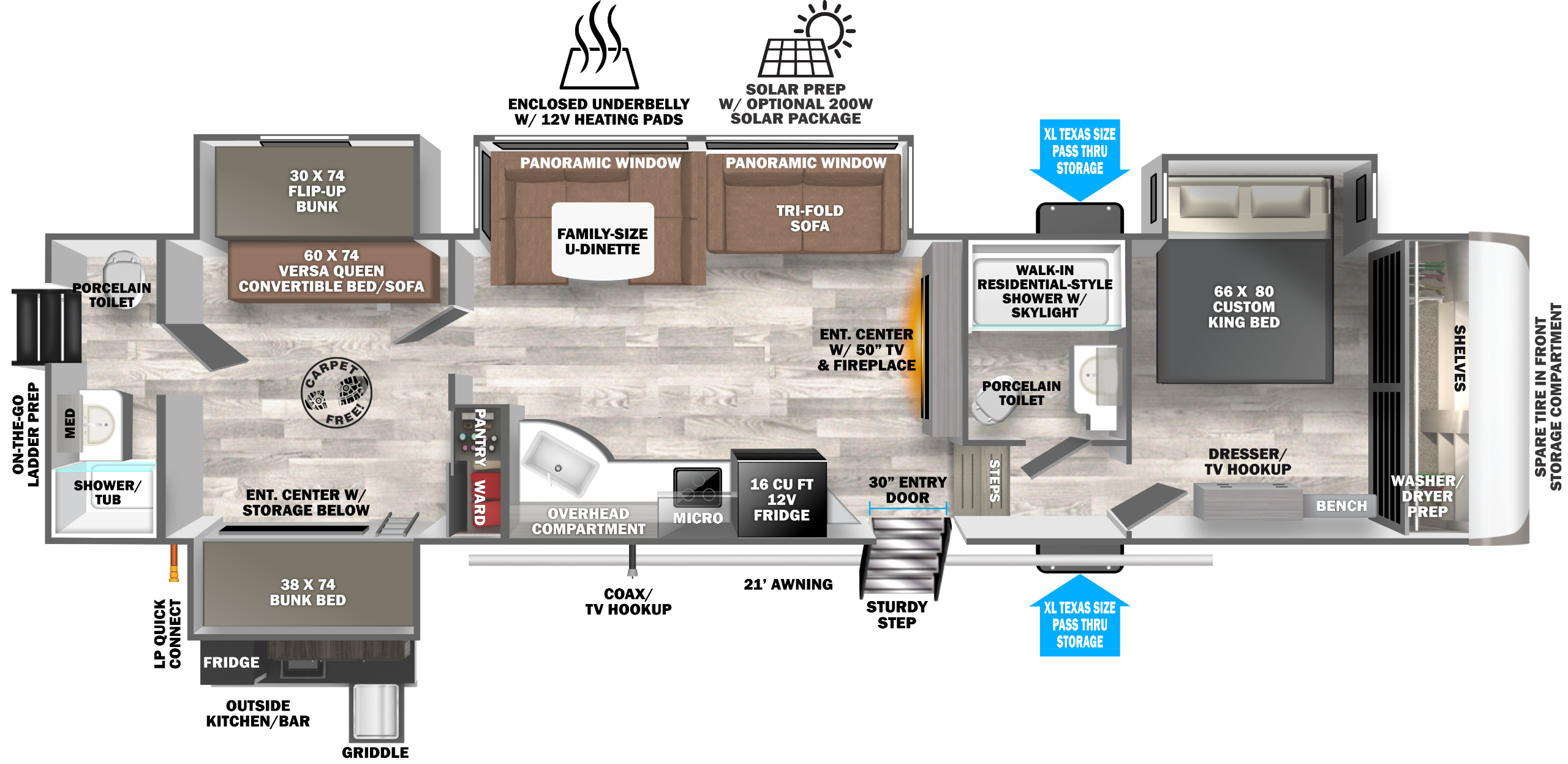 NEW 2026 FOREST RIVER HERITAGE GLEN 356QB - Cold Springs RV