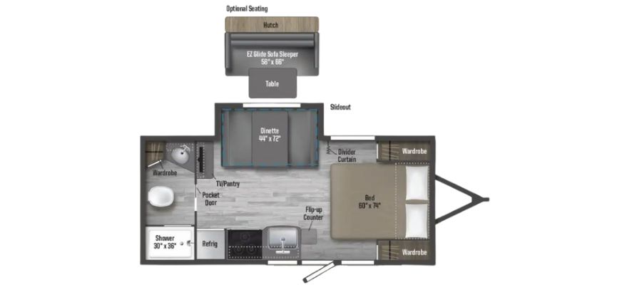 NEW 2026 WINNEBAGO MICRO MINNIE 2108FBS - Cold Springs RV