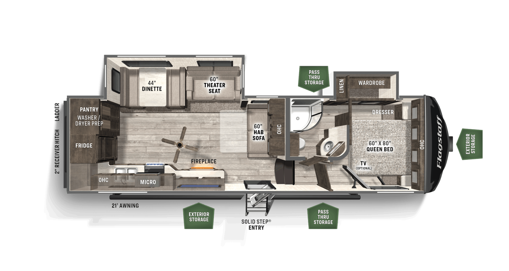 NEW 2021 FOREST RIVER FLAGSTAFF 528RKS Weare, NH