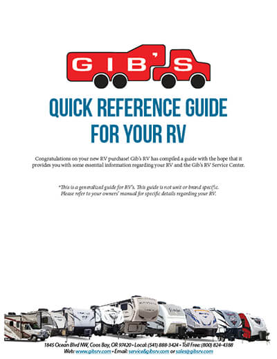 RV QUICK REFERENCE GUIDE
