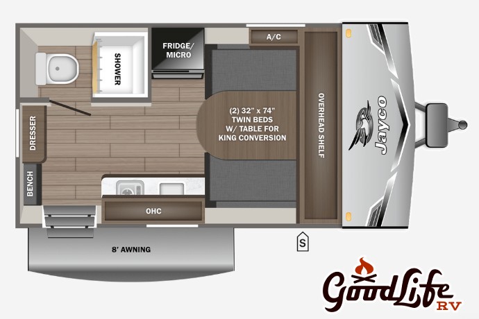 2026 Jayco Jay Flight SLX 140TB Sport Floorplan