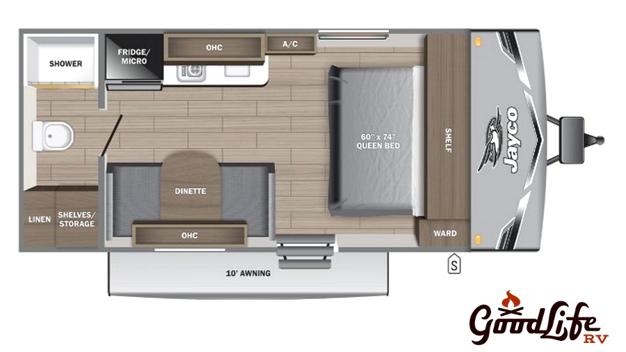 2026 Jayco Jay Flight SLX 170FQ Sport Floorplan