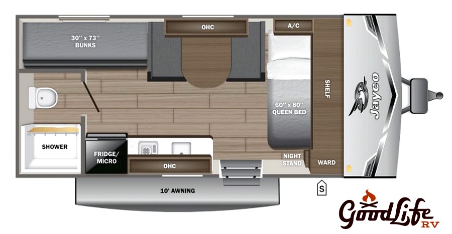 2026 Jayco Jay Flight SLX 170BH Sport Floorplan