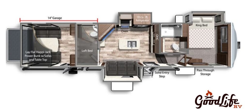 2022 Dutchmen Voltage 3845 Floorplan