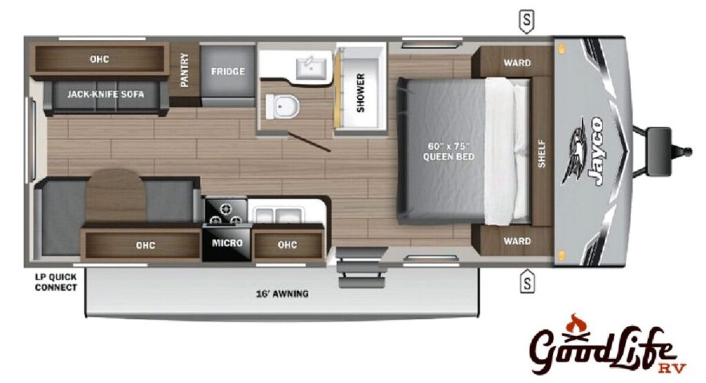 2026 Jayco Jay Flight SLX 210QB Floorplan