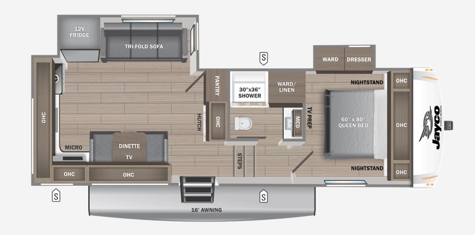 2027 Jayco Eagle 24MLE Floorplan
