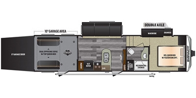 2018 Keystone Impact 311 Floorplan