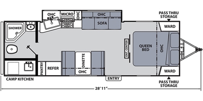 2018 Coachmen Apex 251RBK Floorplan