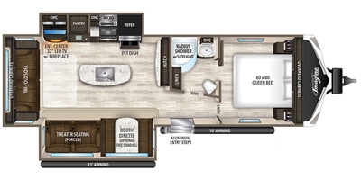 2018 Grand Design Imagine 2970RL Floorplan