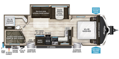 2019 Grand Design Imagine 2800BH Floorplan
