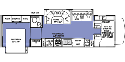 2020 Forest River Forester 3011DS Floorplan
