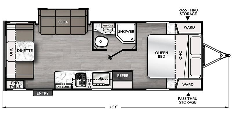 2024 Coachmen Apex Nano 213RDS Floorplan
