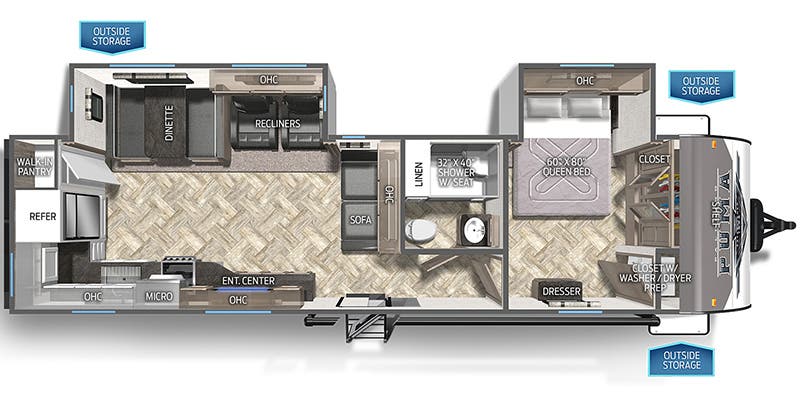 floorplan image of 2024 PALOMINO PUMA 30 RKSS