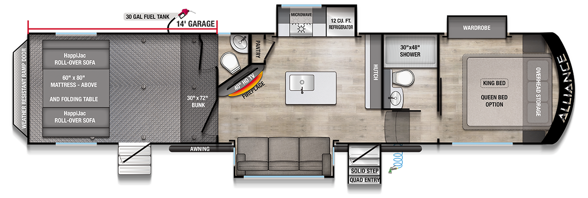 NEW 2026 Alliance Valor 35A14 - Kroubetz Lakeside Campers