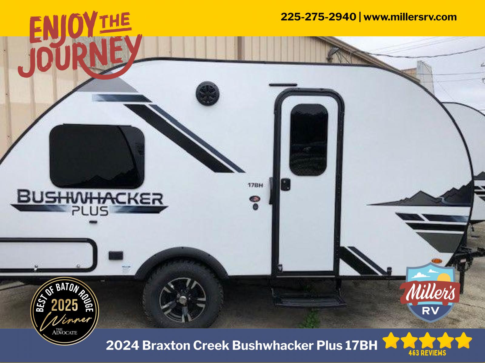 2024 BRAXTON CREEK BUSHWHACKER PLUS 17BH - Miller's RV