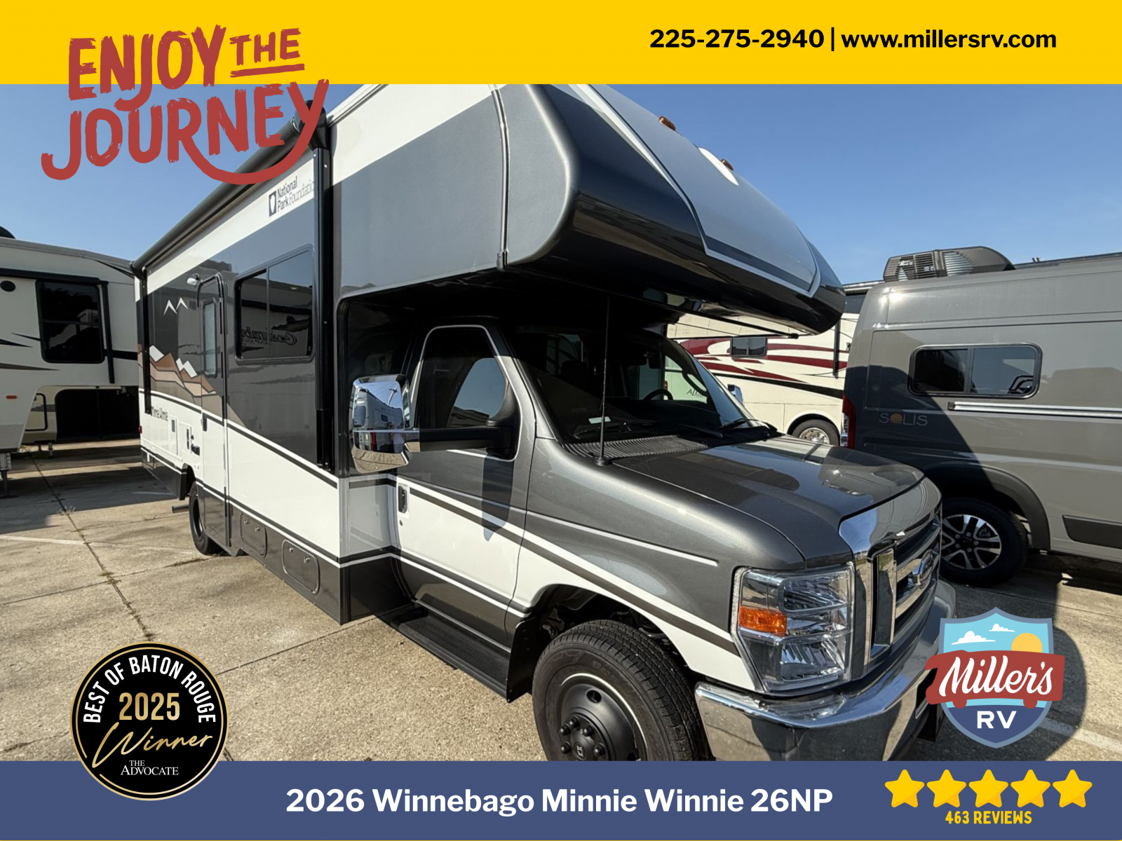 2026 WINNEBAGO MINNIE WINNIE 26NP - Miller's RV