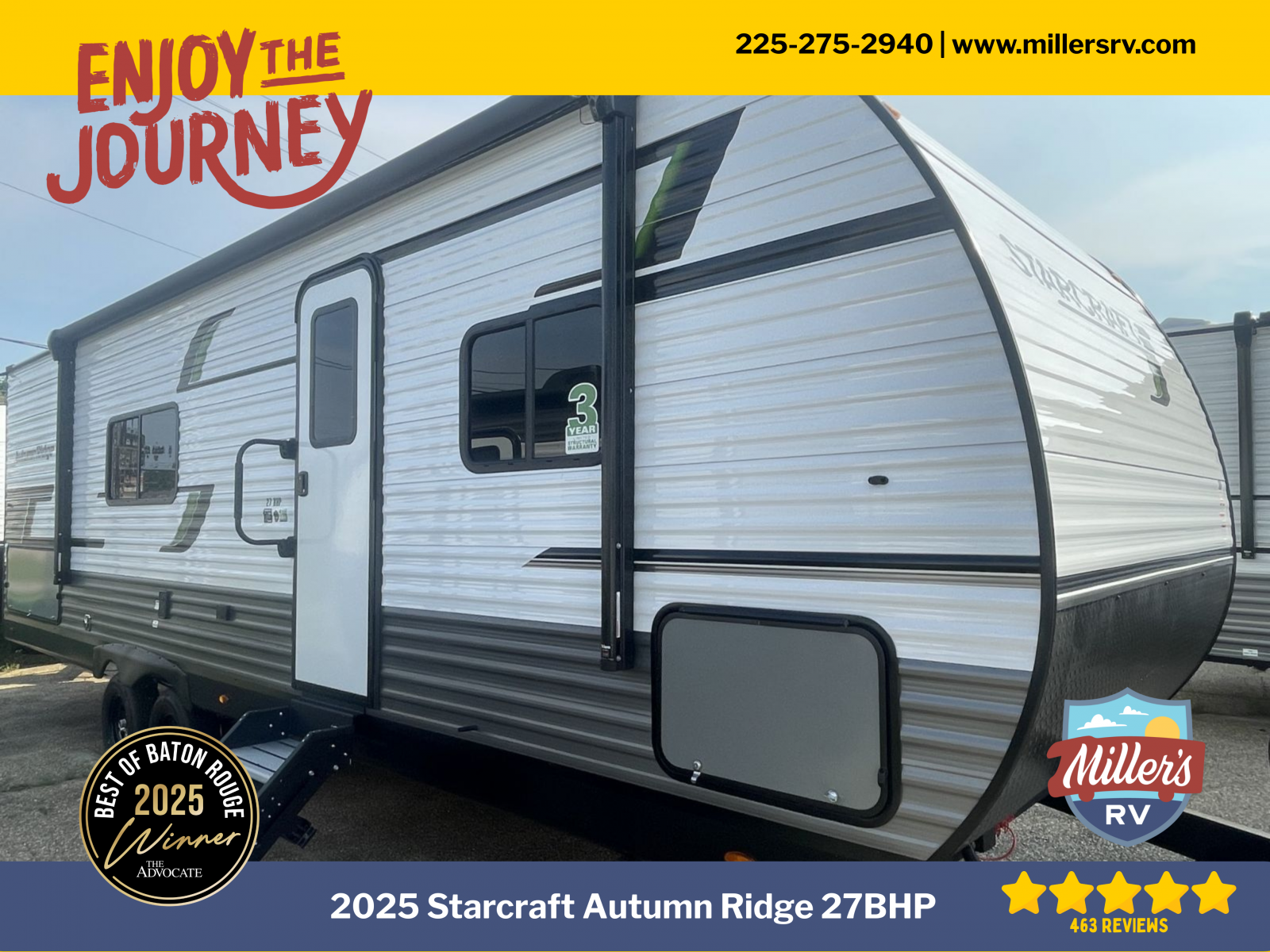 2025 STARCRAFT AUTUMN RIDGE 27BHP - Miller's RV