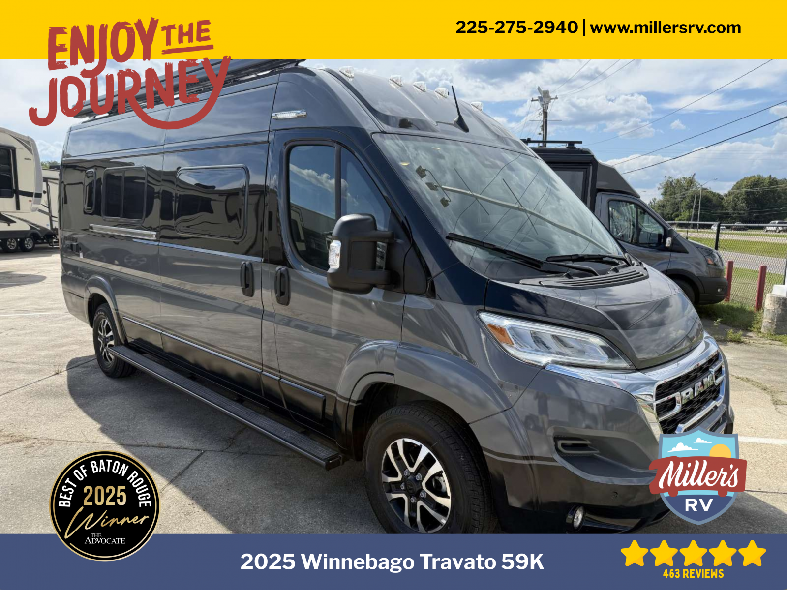 2025 WINNEBAGO TRAVATO 59K - Miller's RV