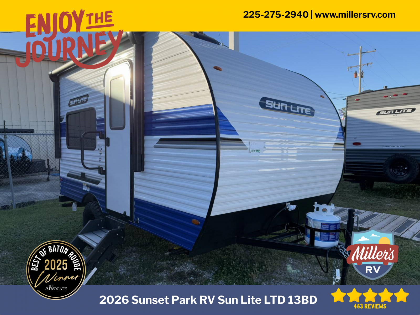 2026 SUNSET PARK RV SUN LITE LTD 13BD - Miller's RV