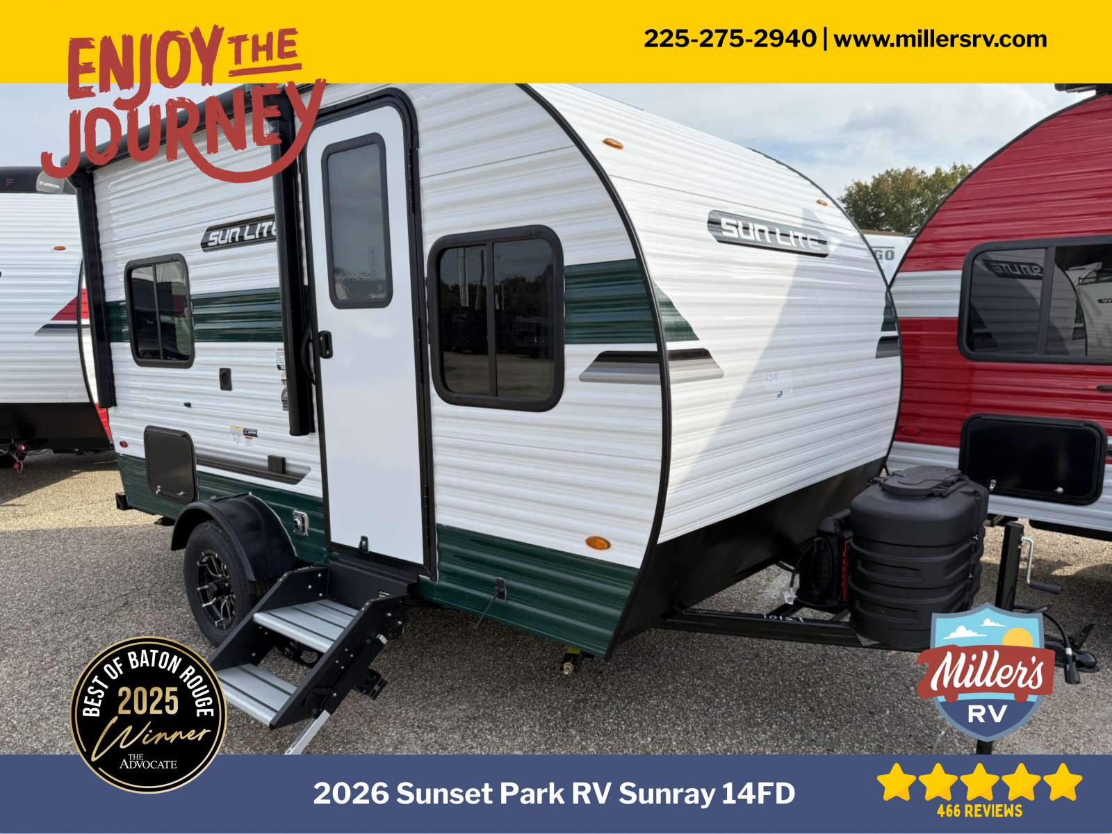 NEW 2026 SUNSET PARK RV SUNRAY 14FD - Miller's RV